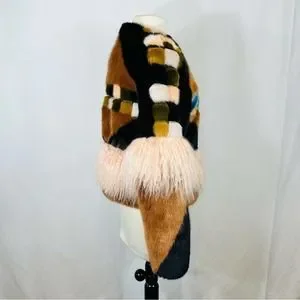 Alexis Jackets Coats Alexis Kotto Faux Fur With Blush Dyed